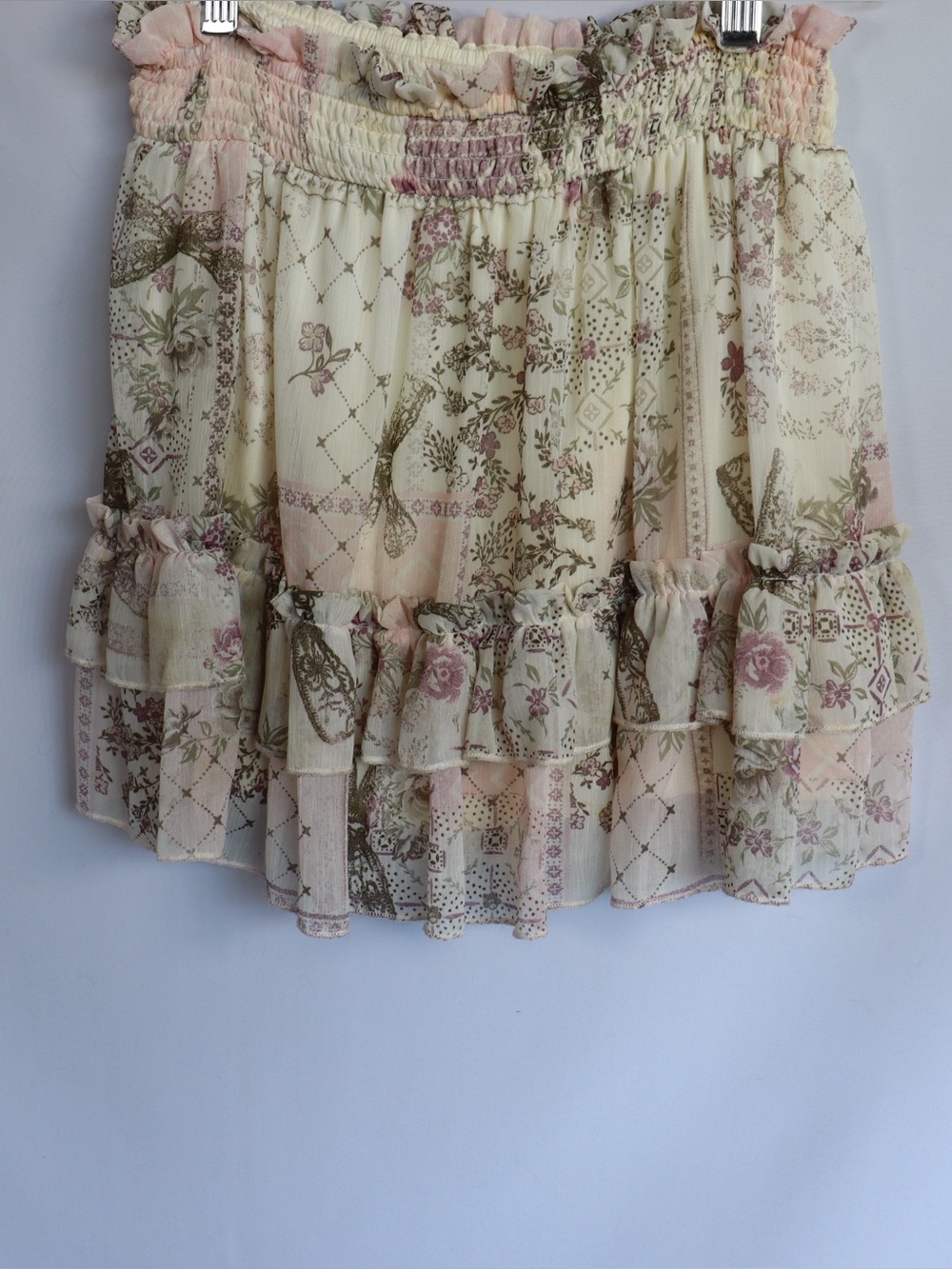 Ardene Floral Ruffle Mini Skirt Women’s Size Small Cottagecore The Boys - Picture 4 of 7